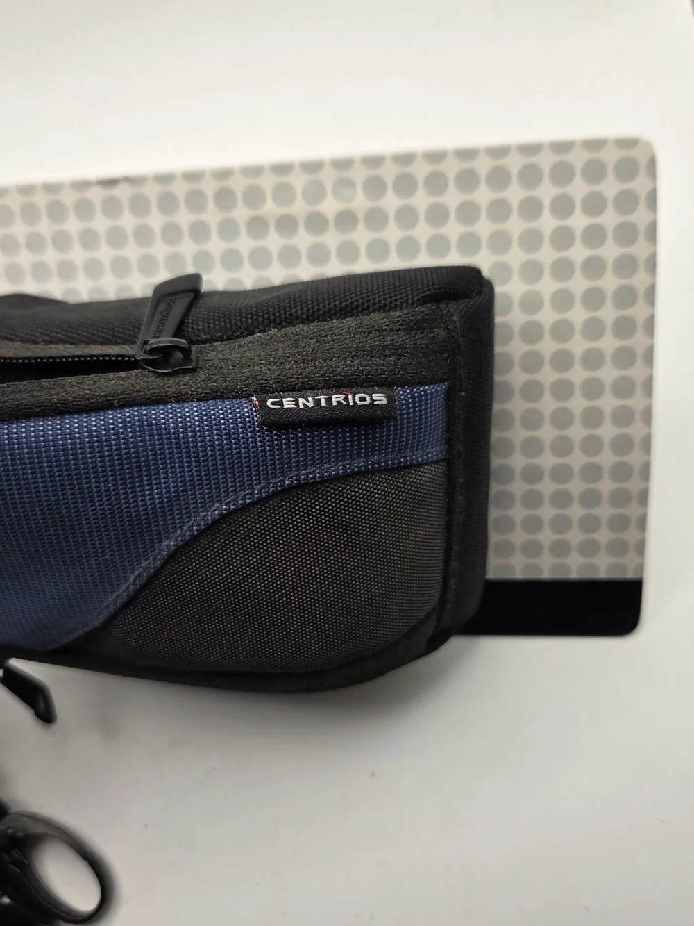 Centrios Small Camera Bag 9.5 X 3 X 6 Blue And Black